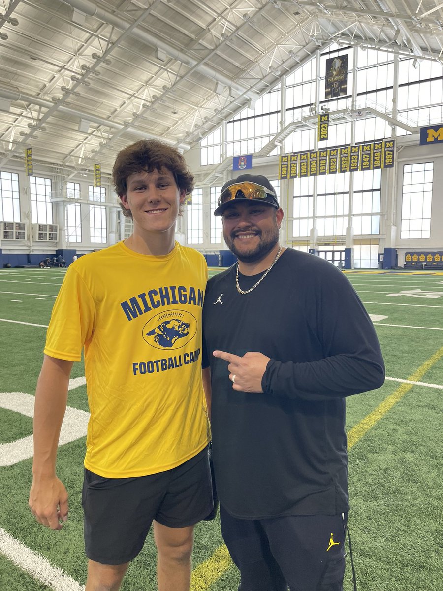 kylenad5's tweet image. I had a great day and charted 11/13 on field goals @UMichFootball Thank you @JTBrown721 for having me out! 
@CoachDanMcGuire @GP_Recruiting @Hunterh24 @ThePuntFactory @Coach_MThompson @CoachJBrown7 @Chris_Sailer @CSKRECRUITING