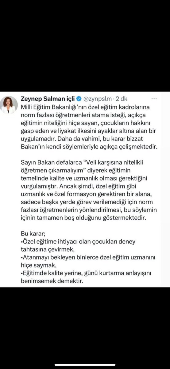 #ÖzelEğitimeSahipÇık