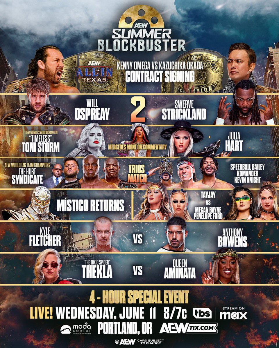 twfchicago's tweet image. TONIGHT!
7PM CT
#AEWDynamite Watch Party is LIVE from
@EmporiumChicago in Wicker Park!
Join us for the 4-Hour Broadcast of #AEWSummerBlockbuster!
Enjoy the $8 Gutbuster deal! Come thru for friendship, games, graps and fun!
🎨: @originalkewl