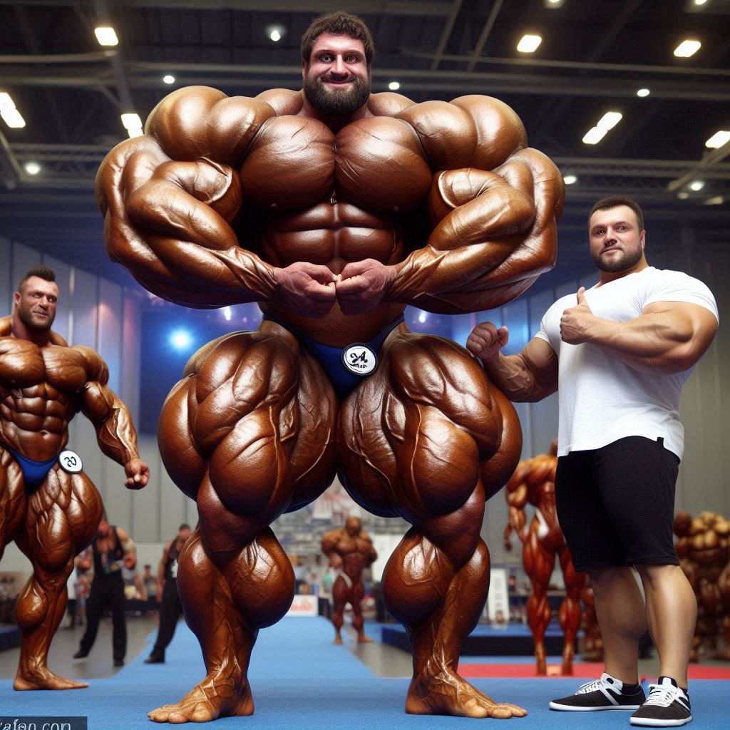 thehuuuge's tweet photo. Meaty guy showing off his freaky boyfriend. #AIArtwork #aimuscle #muscleman #musclegrowth #hugemuscle #Hypermuscle #monstermuscle #bodybuilding #Bodybuilders https://t.co/0bixioAsoP
