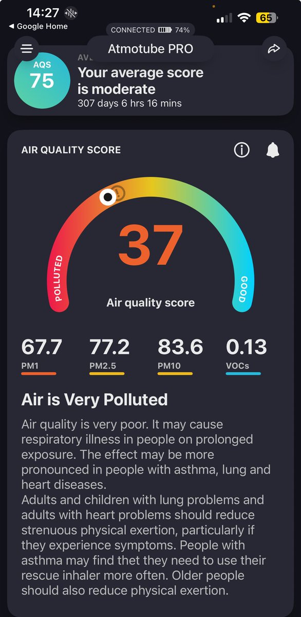 Very smoky air in Calgary right now. Not a good day to be exercising outdoors.