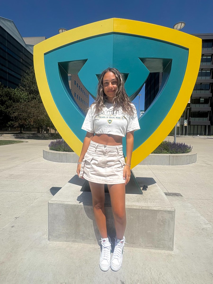"I am soooo excited to MASTER it: Masters of Social Work 27’ 💚💛✨" 

#WSUSpotlight 📸: Grace Harper 

Share your pics and videos via go.wayne.edu/wsu-spotlight.