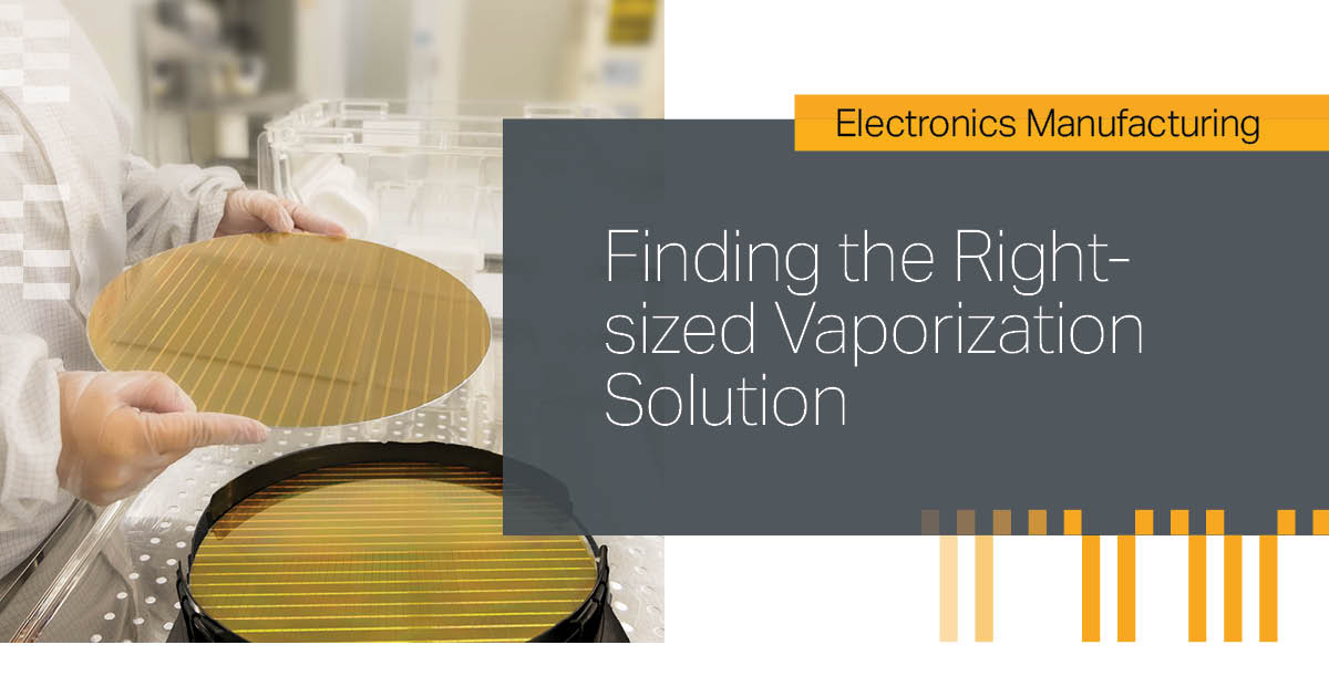 Discover How a Customized Vaporization Solution Boosts Productivity.
Struggling with inconsistent particle sizes and vapor instability? Dive into our latest customer story to see how a customized vaporization solution delivered better results for a leading semiconductor