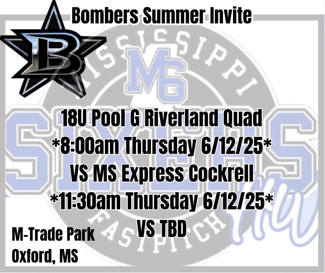 Ready to hit the field tomorrow with this group at the Bombers Summer Invite in Oxford! #wurley #igotyoursix