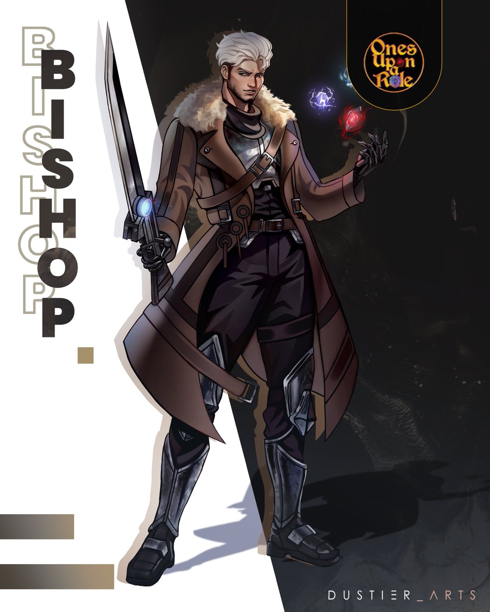 Bishop 🔫⚔️

Comission for <a href="/VayneLight/">Vayne Light</a> and <a href="/OnesUponARole/">Ones Upon a Role</a> 🔥
----------------------------------------------
#DnD #DungeonsAndDragons #FantasyArt #CharacterDesign
