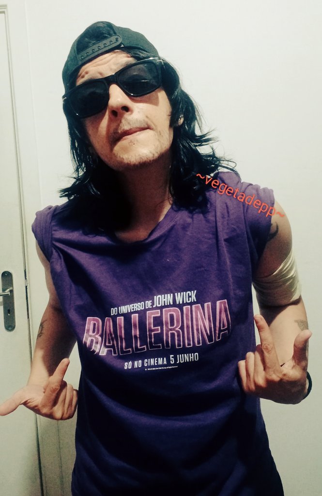 Cosplaying <a href="/wwwbigbaldhead/">norman reedus</a> w/ the coolest shirt from <a href="/ballerinamovie/">Ballerina</a> !! 🩰🤟🏼🐼

#normanreedus #bigbaldhead #reeduseffect #BallerinaMovie 
#johnwick 
#AnaDeArmas #danielpine 
<a href="/LionsgateAction/">Lionsgate Action</a> #cosplay