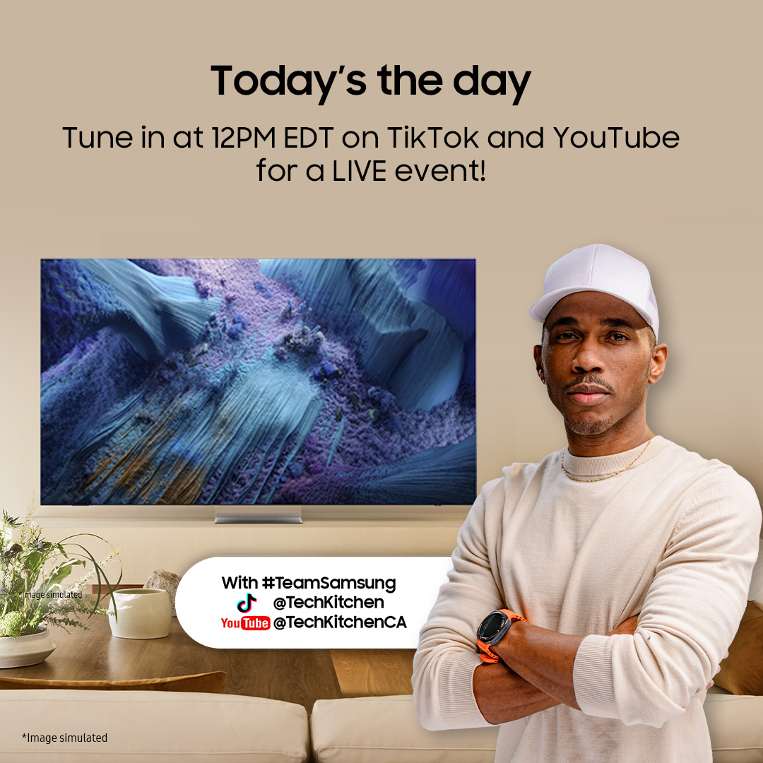 SamsungCanada's tweet image. Join us and @TheTechKitchen at 12PM ET today as we break down the best tech gifts for dads and grads- from Samsung monitors to TVs, EXCLUSIVE DISCOUNTS and more 😎🤩 Tune in, hang out and don&apos;t miss the fun! Link in bio to register! See you there 💙 #LIVE #Samsung 

Register now:…
