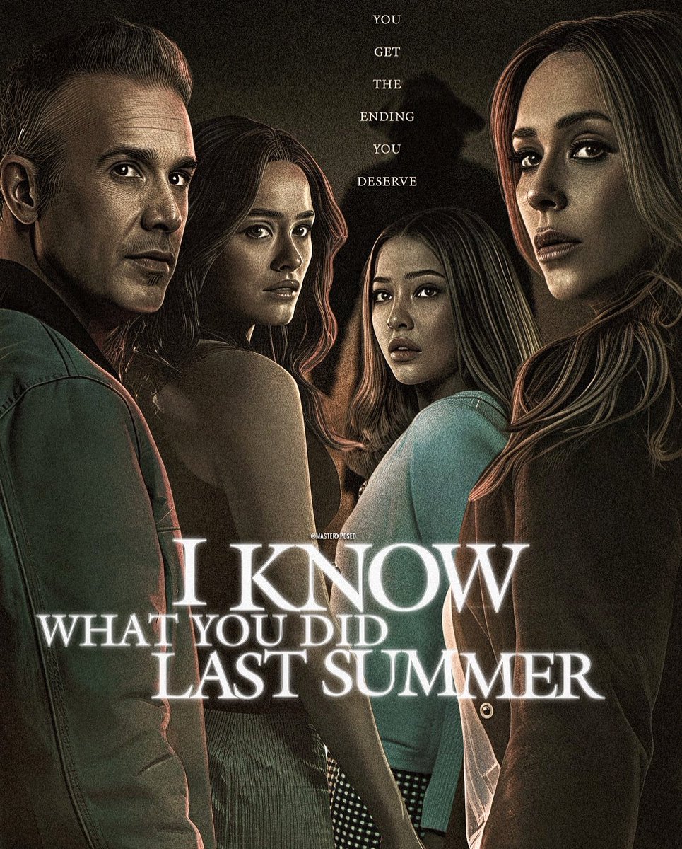 MasterXPosed's tweet photo. Had to do a cast poster like the first two for the new upcoming #IKnowWhatYouDidLastSummer #JenniferLoveHewitt #JulieJames #FreddiePrinzeJr https://t.co/KWrp999usU