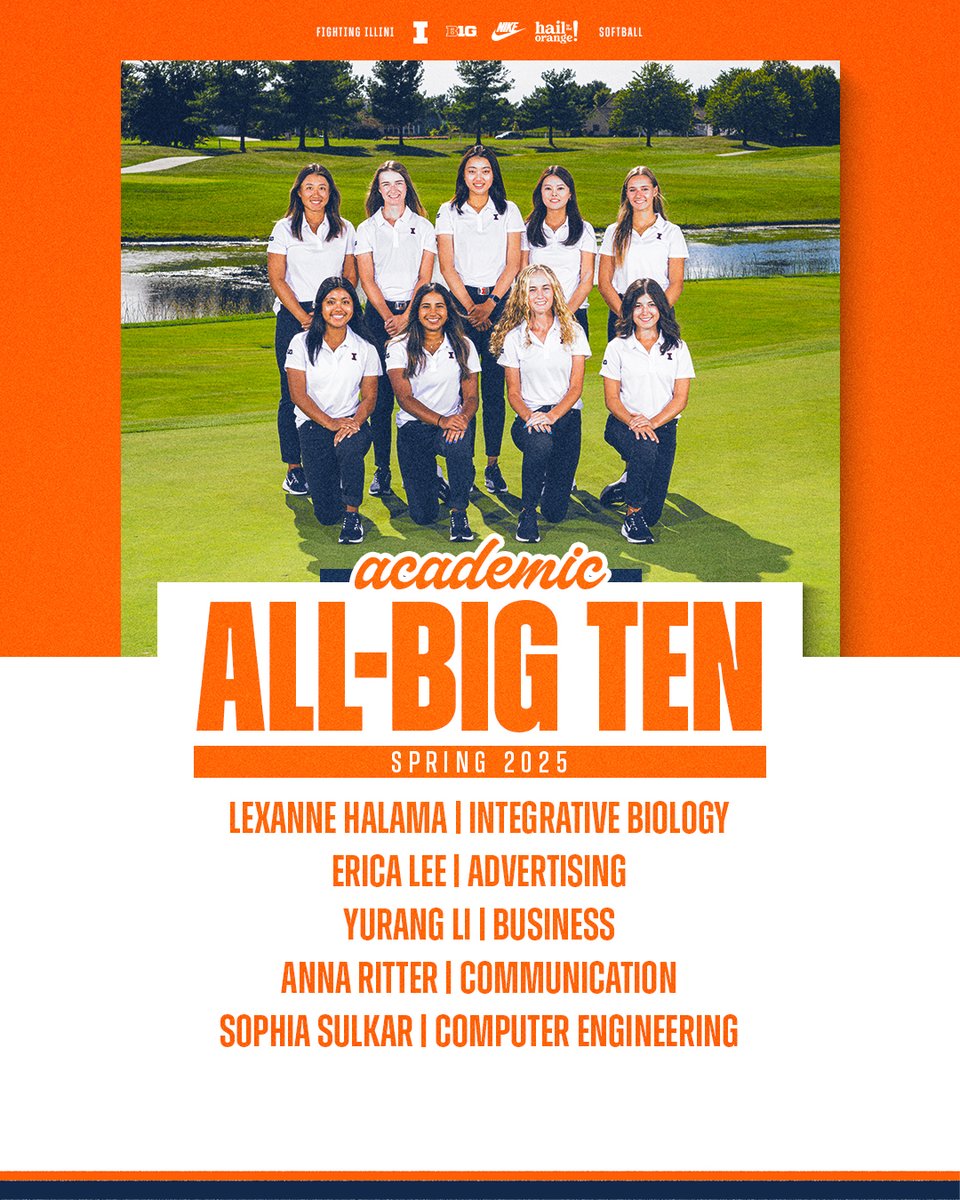 Congrats to our 5️⃣ Academic All-Big Ten honorees!