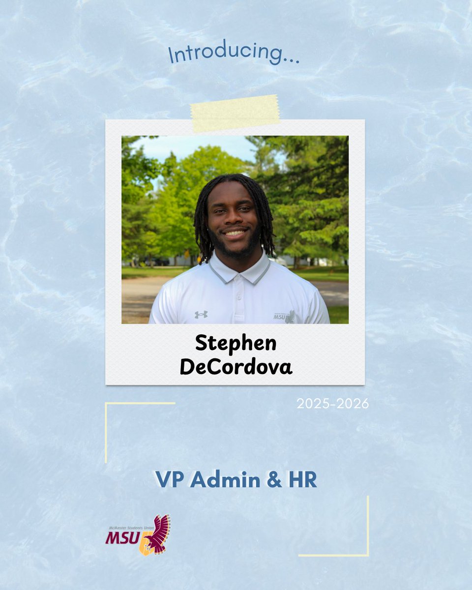OUSA (@ousahome) on Twitter photo Meet our new VP Admin & HR, Stephen DeCordova! He is joining us from <a href="/MSU_McMaster/">McMaster Students Union (MSU)</a> as the VP Education. Read Stephen's introduction blog here: ousa.ca/intro_stephen_… Meet our new VP Admin & HR, Stephen DeCordova! He is joining us from <a href="/MSU_McMaster/">McMaster Students Union (MSU)</a> as the VP Education. Read Stephen's introduction blog here: ousa.ca/intro_stephen_…