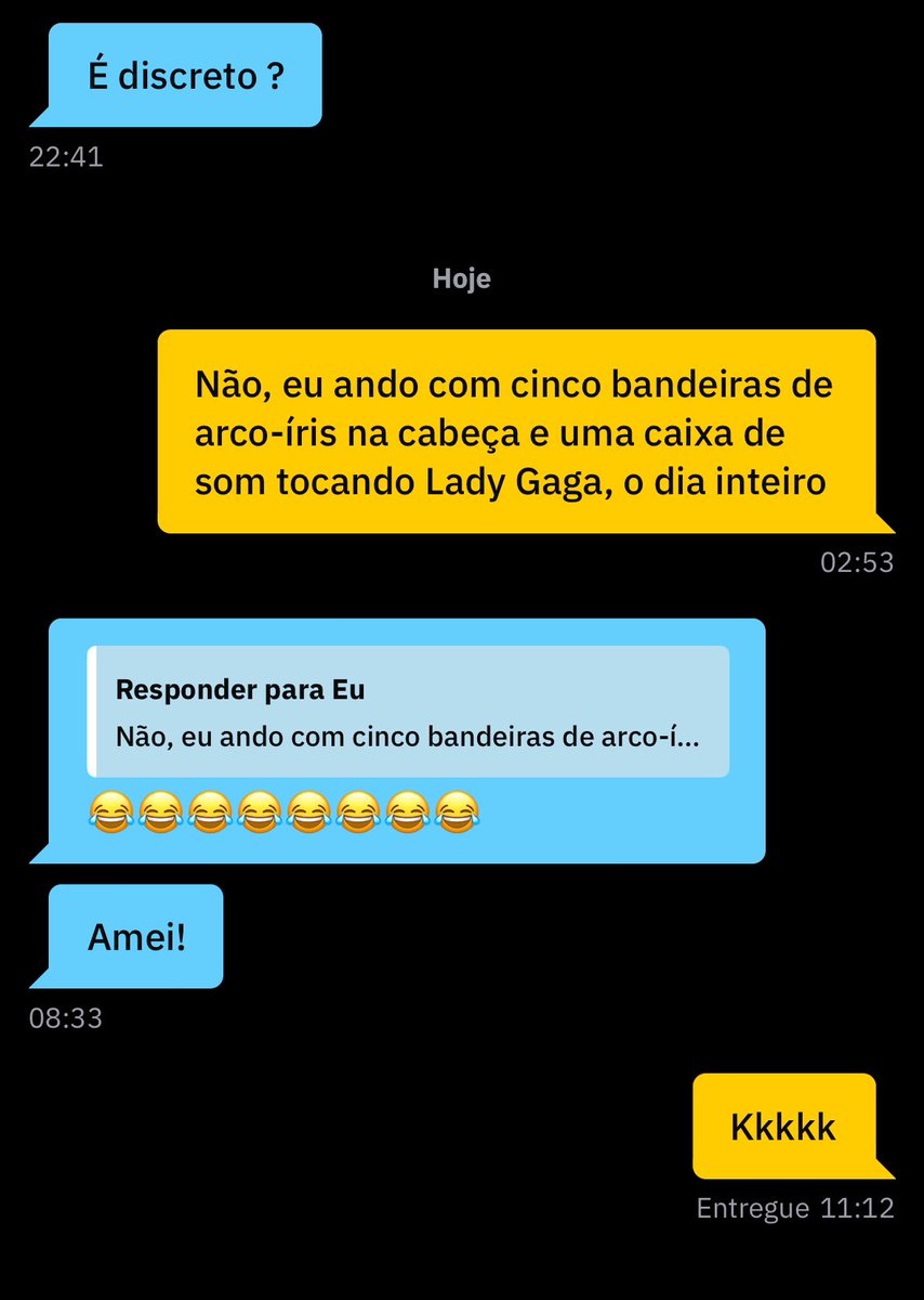 gosto de gente bem humorada rs