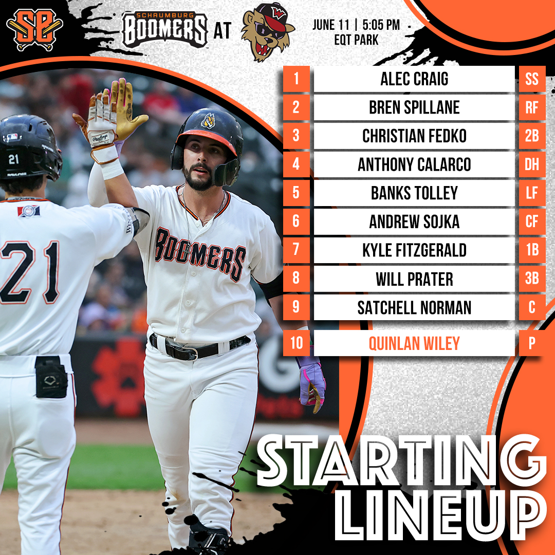 Schaumburg Boomers (@boomersbaseball) on Twitter photo Earlier start tonight in Pennsylvania with Quinlan Wiley ready for his second start
Catch all the action from EQT Park with <a href="/TCPopcorn/">Tim Calderwood 🎙</a>
WATCH (on <a href="/watchhometeam/">HomeTeam Network</a>): app.hometeamlive.com/#/home/6d99d7d…
LISTEN: meridix.com/channel/?livei… Earlier start tonight in Pennsylvania with Quinlan Wiley ready for his second start
Catch all the action from EQT Park with <a href="/TCPopcorn/">Tim Calderwood 🎙</a>
WATCH (on <a href="/watchhometeam/">HomeTeam Network</a>): app.hometeamlive.com/#/home/6d99d7d…
LISTEN: meridix.com/channel/?livei…