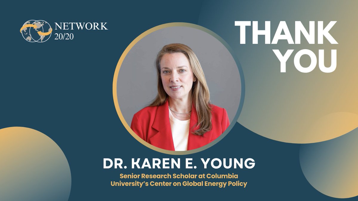 Network 20/20 (@network2020) on Twitter photo Thank you <a href="/ProfessorKaren/">Karen Young</a>, senior research scholar at <a href="/ColumbiaUEnergy/">Center on Global Energy Policy</a>, for a great discussion on the Gulf’s economic pivot from #oil to #innovation, touching on #AI, global investment and regional risks. Thanks to all who joined. #GulfEconomy #MiddleEast #UAE #Qatar #SaudiArabia Thank you <a href="/ProfessorKaren/">Karen Young</a>, senior research scholar at <a href="/ColumbiaUEnergy/">Center on Global Energy Policy</a>, for a great discussion on the Gulf’s economic pivot from #oil to #innovation, touching on #AI, global investment and regional risks. Thanks to all who joined. #GulfEconomy #MiddleEast #UAE #Qatar #SaudiArabia