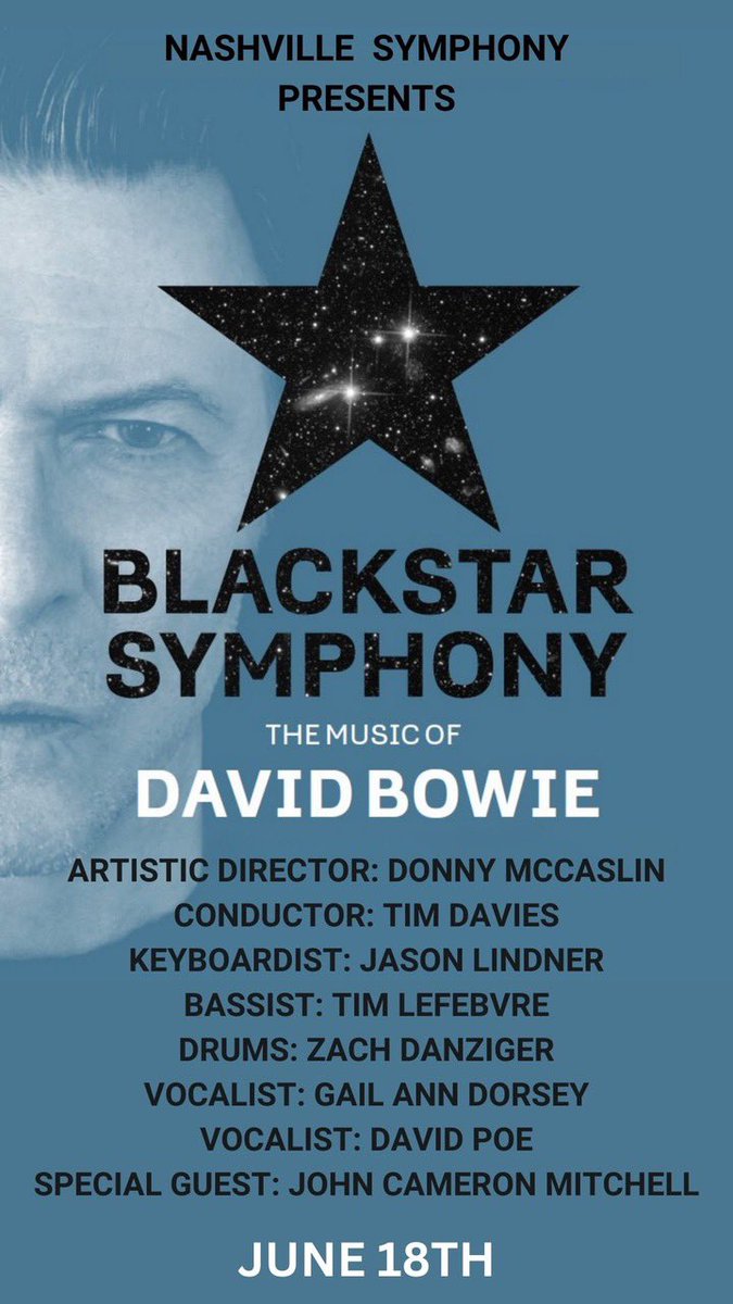 Nashville! We’ll be there one week from tonight. Come on out!

Tickets: nashvillesymphony.org/tickets/concer…