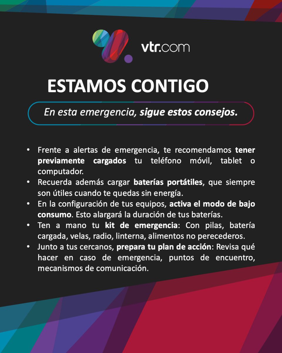 ¿Sabías que Senapred ya emitió alertas preventivas en el país por distintos eventos climáticos? 
Siempre ayuda estar preparado en una emergencia. Por eso, te dejamos estos consejos aquí.
