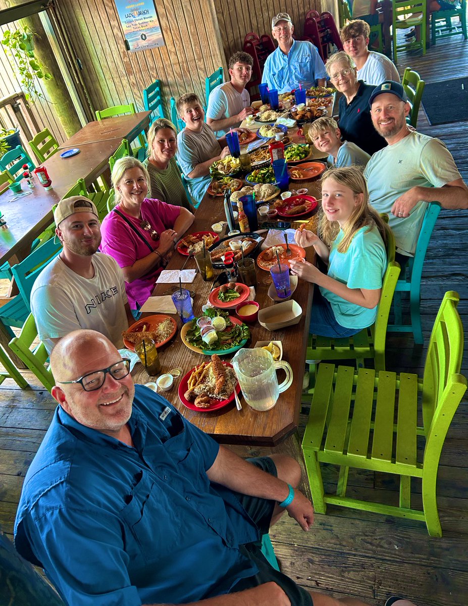 What an amazing meal 
“You Hook, We Cook” 
#Family