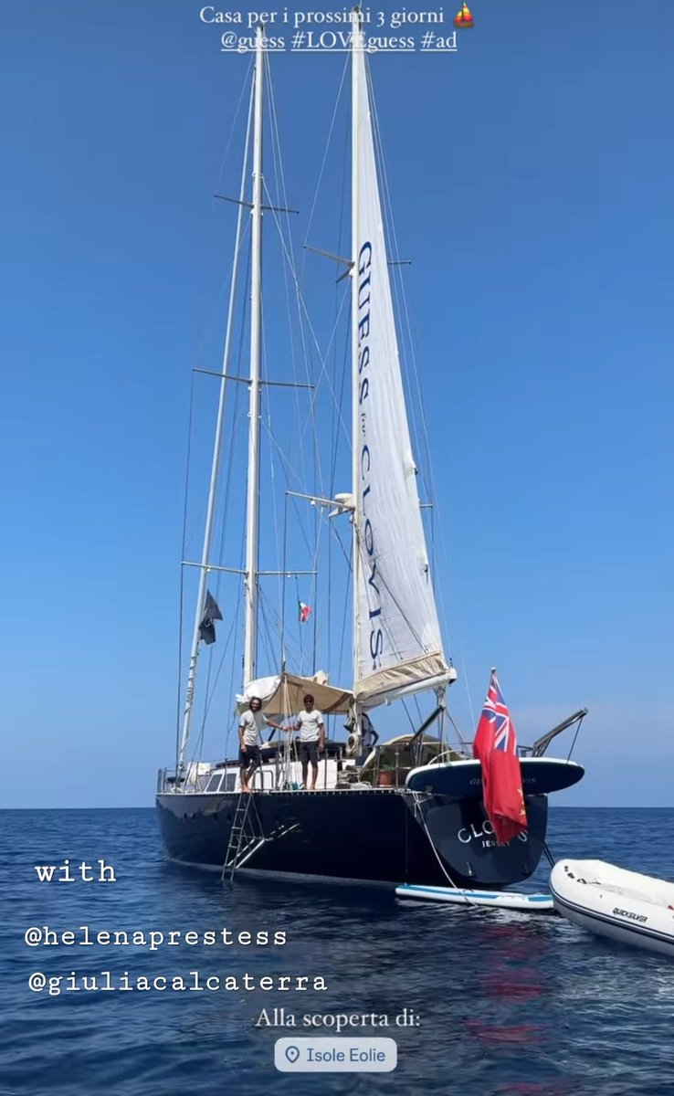 #HelenaxGUESS 🌊 
Per i prossimi tre giorni Helena sarà alle isola Eolie, wow 🤩
#heleners #heleviers
