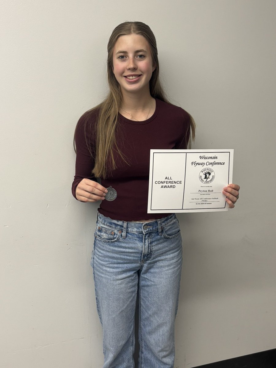 Peyton Hall (@peytonmih33) on Twitter photo I am so grateful to have received 2nd team all conference for pitching! I had a 2.57 ERA, 65 strikeouts in 92 innings and a WHIP of 1.47. My batting average for the season was 0.339. Up next… travel ball!! <a href="/coachsamkorn/">Sam Korn</a> <a href="/UWLSOFTBALL/">UWL Softball</a> <a href="/Velo_Softball/">Velocity Softball</a> I am so grateful to have received 2nd team all conference for pitching! I had a 2.57 ERA, 65 strikeouts in 92 innings and a WHIP of 1.47. My batting average for the season was 0.339. Up next… travel ball!! <a href="/coachsamkorn/">Sam Korn</a> <a href="/UWLSOFTBALL/">UWL Softball</a> <a href="/Velo_Softball/">Velocity Softball</a>