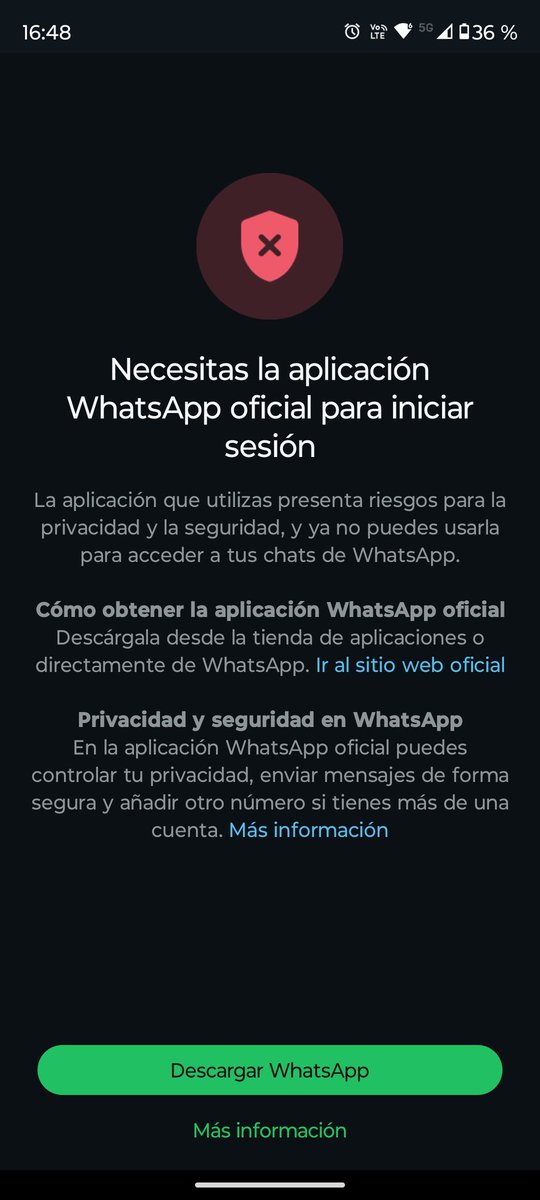 tomasgea91's tweet photo. A alguien más le pasa esto???
#WhatsApp #chile #problema https://t.co/nwByygYiBW
