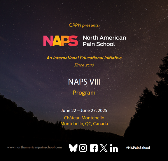 NAPainSchool's tweet photo. Hey NAPSters 🫶We are less than 2 weeks away from #NAPainSchool 2025! 
Make sure you check your email as it contains very important details regarding both the scientific program and logistics for your trip to Montebello!
Take a look at the program 👇
https://t.co/gSCoDLbm6D https://t.co/PDG2igg0Kz
