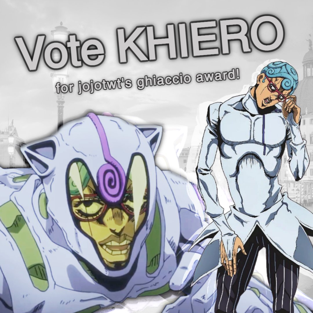 WHY YOU SHOULD VOTE <a href="/GHlACCl0/">khiERo</a> (aka <a href="/billdickeys/">λ KHIERO DICKEY</a>) FOR JOJOTWT'S GHIACCIO AWARD!!! 🧵🧵❄️

#jojotwt #jojotwtawards