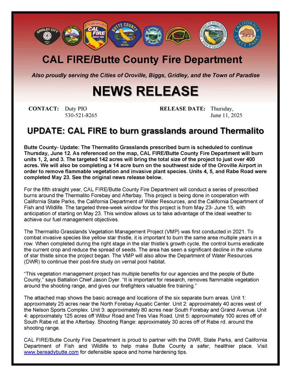 CAL FIRE/Butte County Fire Department tweet media