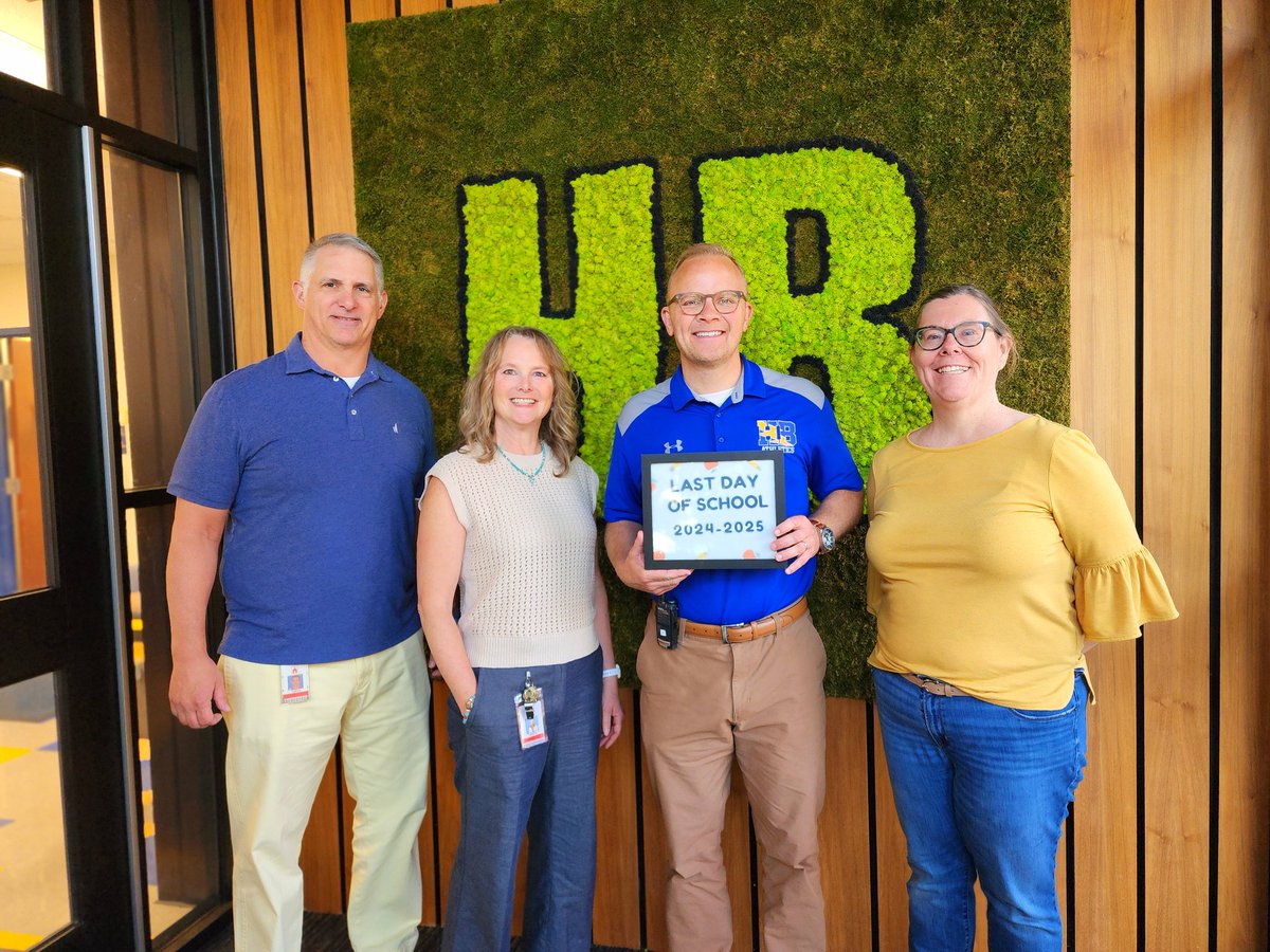 Happy last day from the H.B. administrators! 

Everyone enjoy your summer break. <a href="/MrsBeckTech/">Jody Beck</a> <a href="/RedClaySchools/">Red Clay Consolidated School District</a> #WarriorStrong #RemarkableRedclay