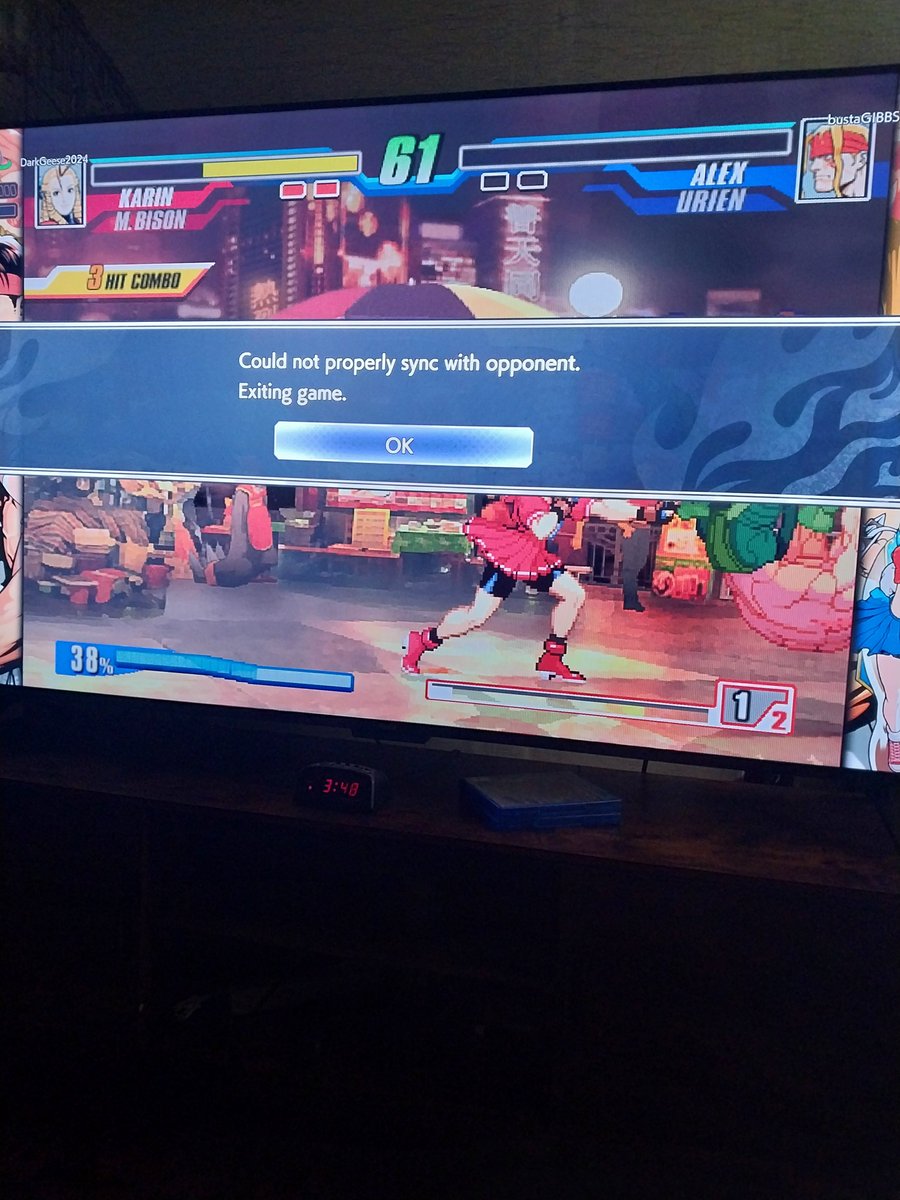 LdaAnd's tweet photo. First ragequit CAPCOM FIGHTING EVOLUTION RANKED LMAO

#CAPCOMFIGHTING https://t.co/DxlBt98Ujg