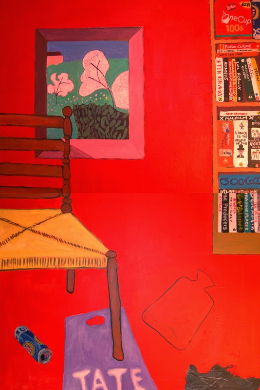 I like this photo of my Mum in front of the 'In My Room' painting that me and fellow Beach Boys fan Julian Wakeling painted in 2008