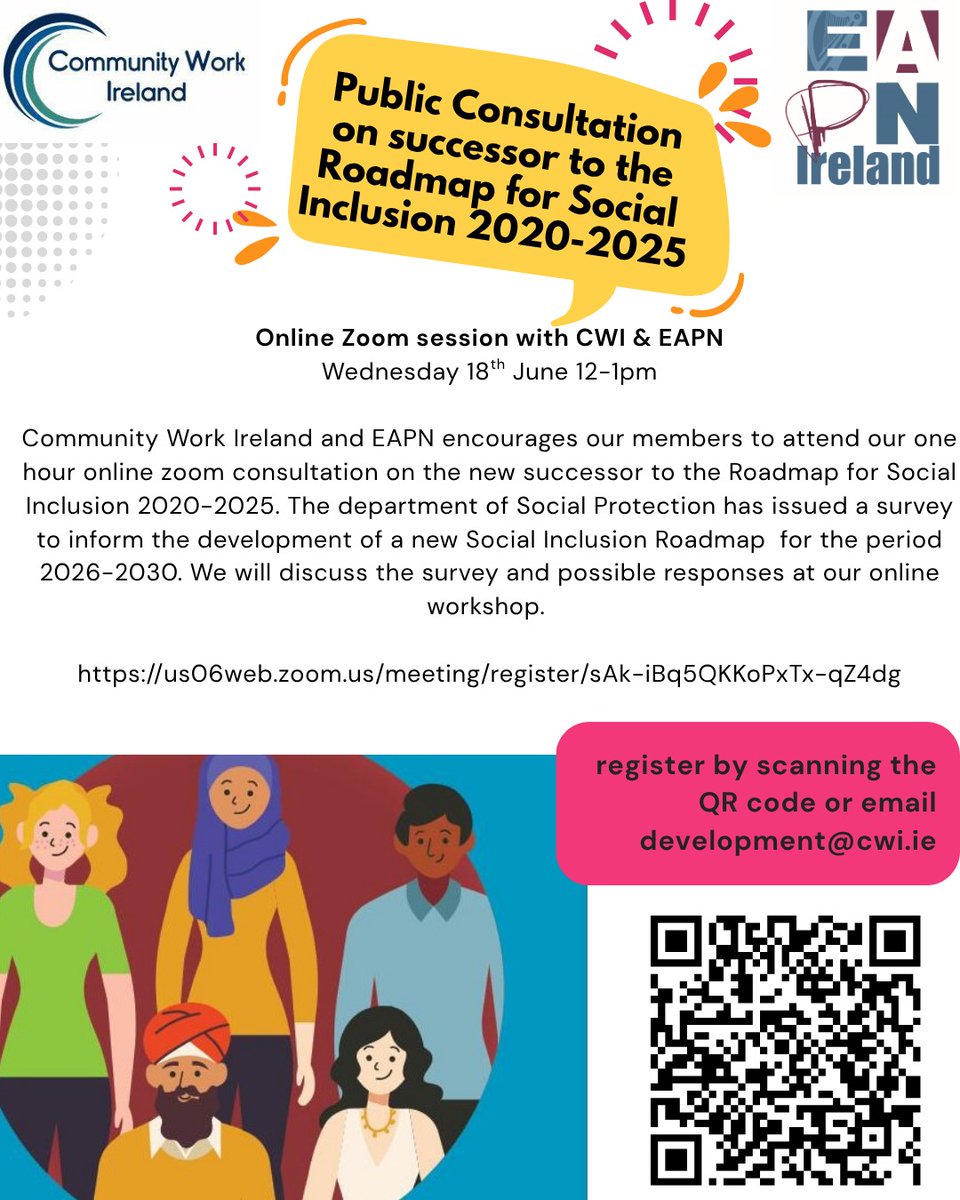 If you are concerned about poverty in Ireland, we need to hear from you! Please register and join our information seminar next week..