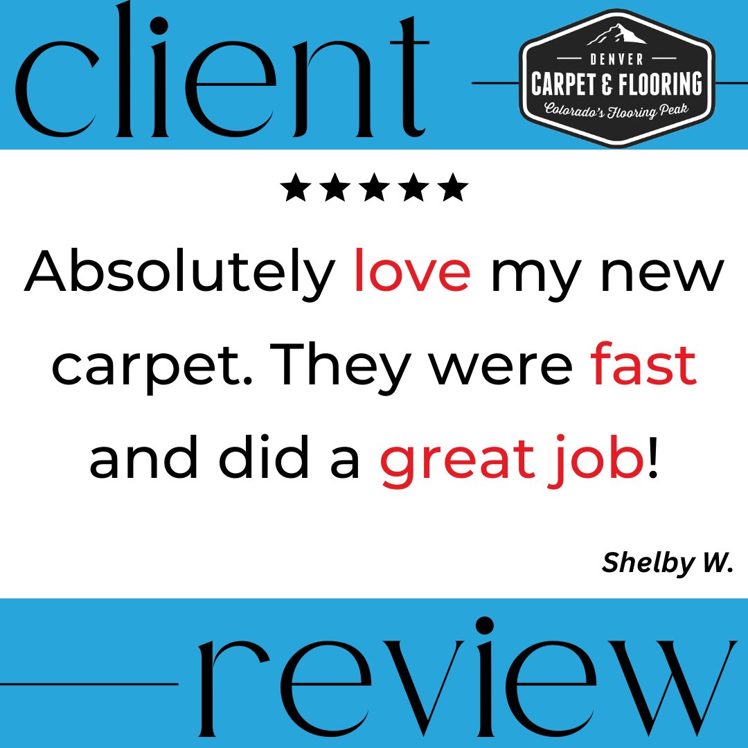 DenverCarpets's tweet photo. Another 5-star install from the Denver Carpet &amp; Flooring team! ⭐⭐⭐⭐⭐
From fast service to flawless results, we’re proud to deliver flooring experiences our clients truly love.
Ready to transform your space?
👉 Let’s get started: https://t.co/W8hXoQgITQ https://t.co/1ceq9eWXZD