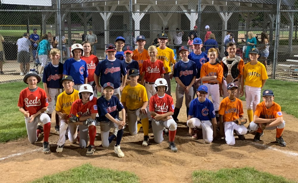 Why is <a href="/NewAlbanyOhio/">NewAlbanyOhio</a> a baseball town??? It all starts at #bevelhymerpark!!  By my count, 15 of these boys are playing in the final four, one more would have been bad if not been for an injury, and one is a state champ in Tennis this year!! <a href="/NAEagleBaseball/">NAEaglesBaseball</a>