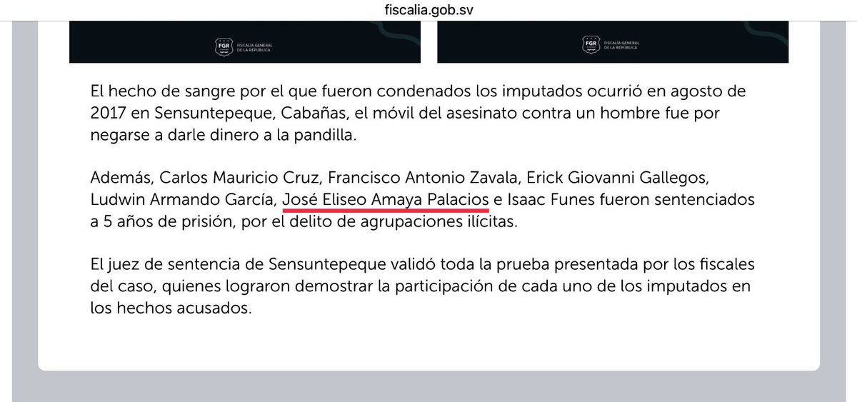 romeoauerbach's tweet photo. #ATENCIÓN DESENMASCARANDO

a los supuestos medios:

@EDHNoticias @prensagrafica y activistas

Se han dado a la tarea de desinformar que el pandillero José Eliseo Amaya Palacios condenado EN AUSENCIA quedo en libertad de alguna manera (culpando al gobierno) y acaba de ser detenido en EEUU por ICE

NUNCA ESTUVO ENCARCELADO AQUI

La noticia de la FGR de mayo de 2023 la pueden verificar por medio de este link

https://t.co/nuzIanv5ik
