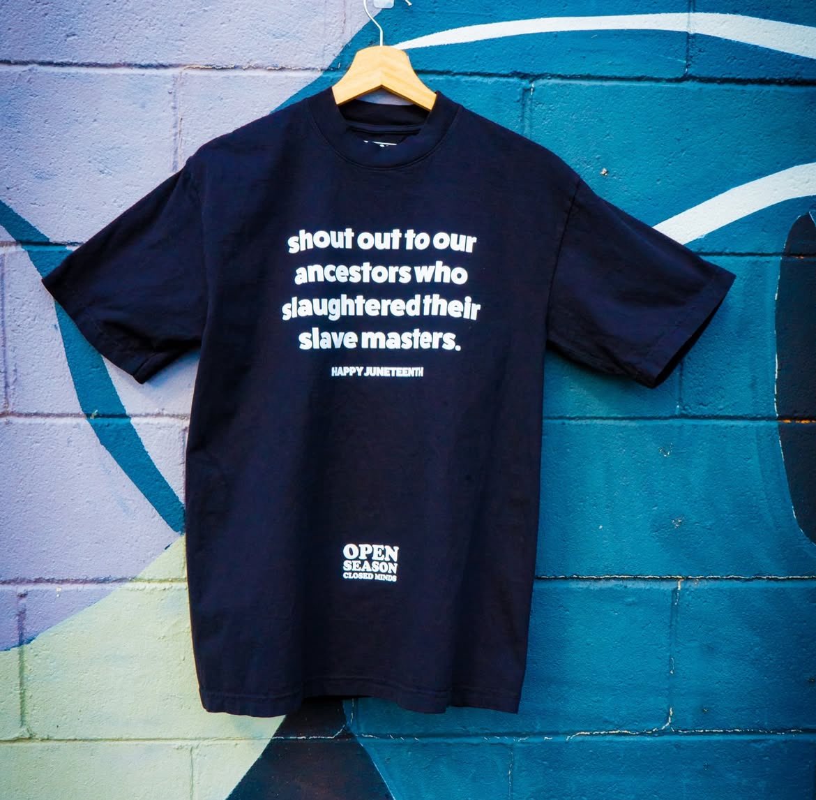 OpenSeasonCM's tweet image. Got your Juneteenth shirt?
openseasonclosedminds.com