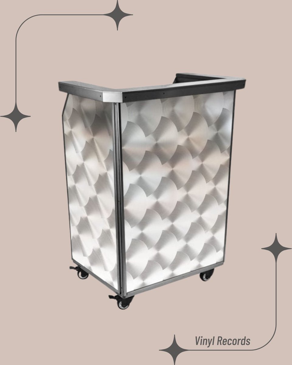 HostessStation's tweet photo. Here's some more gallery inspiration guaranteed to turn heads! Silver colored laminate can lead to a decorative and polished look. 💿☕

#TheHostessStation #interiordesign #restaurantdesign https://t.co/wlouiMTbki