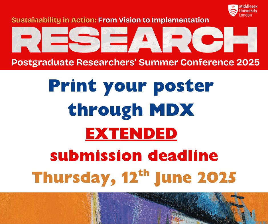 PRSC 2025: PGR Summer Conference

🚨ATTENTION
If you are presenting a poster on 17th June at the PGR Summer Conference &amp; wish to have your poster printed for free by conference organisers, please contact RDAT team for support.

PDF Posters must be shared with RDAT by tomorrow!