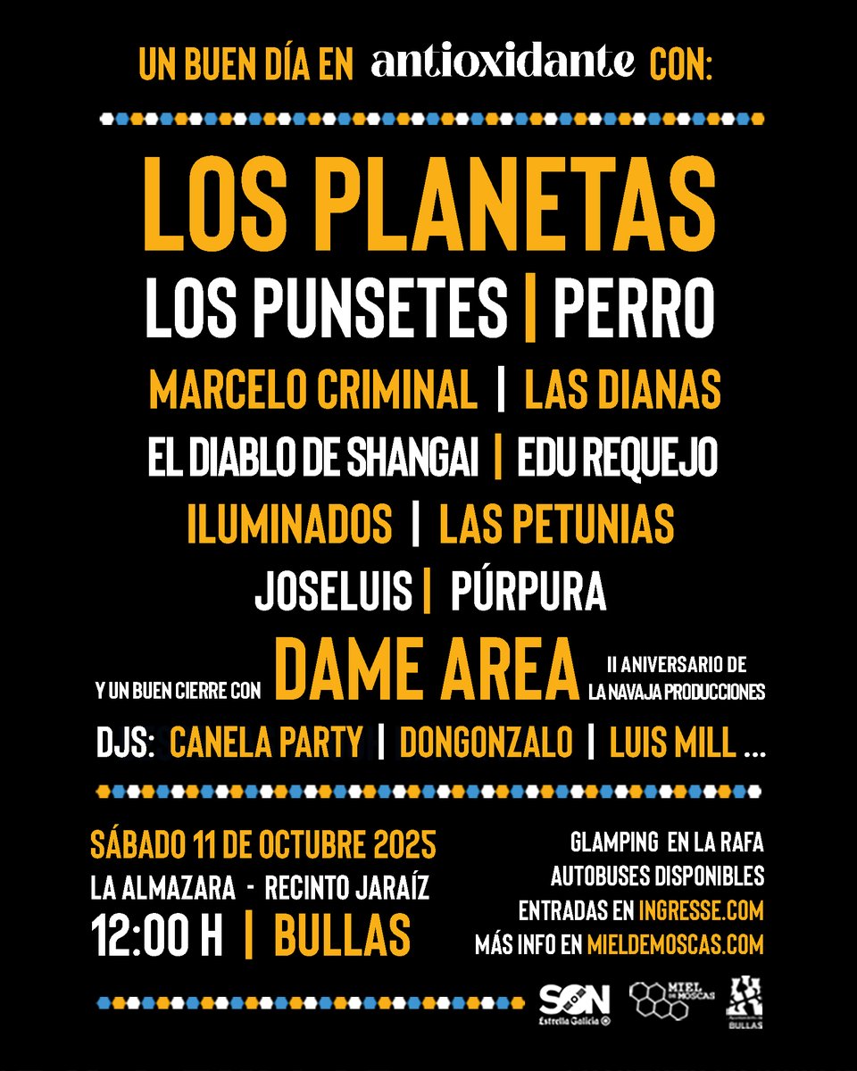 Antioxidante (@_antioxidante_) on Twitter photo Aún se nos antojaba un cierre potente, por lo que hemos invitado a nuestros amigos de <a href="/LaNavajaProduc/">La Navaja Producciones</a> a programar algo apropiado para celebrar su aniversario. Así que damos la bienvenida a DAME AREA al cartel. Entradas a la venta mañana jueves a las 10 AM ingresse.com/festival-un-bu… Aún se nos antojaba un cierre potente, por lo que hemos invitado a nuestros amigos de <a href="/LaNavajaProduc/">La Navaja Producciones</a> a programar algo apropiado para celebrar su aniversario. Así que damos la bienvenida a DAME AREA al cartel. Entradas a la venta mañana jueves a las 10 AM ingresse.com/festival-un-bu…