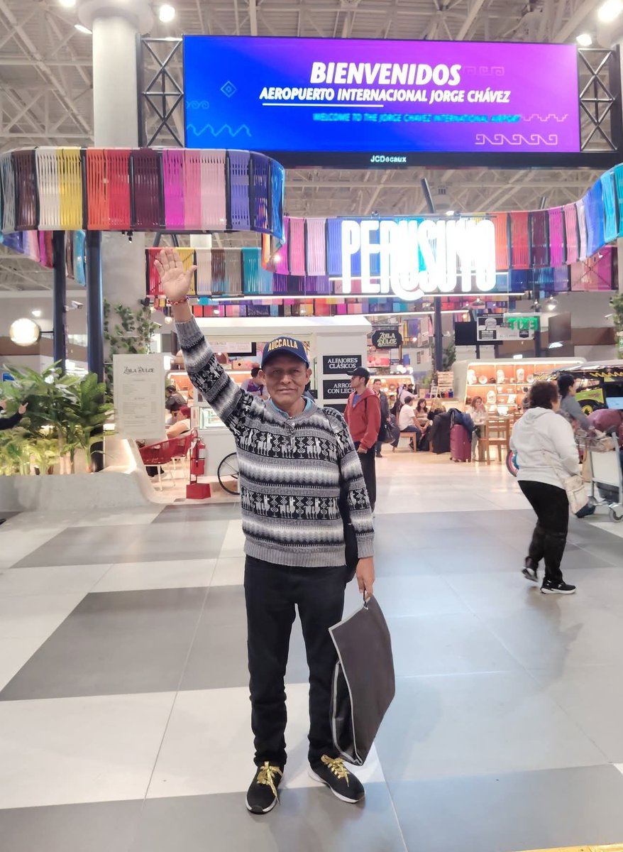 ✈️ En el Nuevo Aeropuerto Internacional Jorge Chávez de #Lima - #Peru 🇵🇪
... Rumbo al #CongresoBA
#Auccalla
#EduardoAuccalla 
#EduardoAuccallaMuje