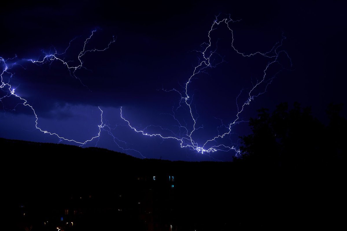 Tormenta en #pamplona