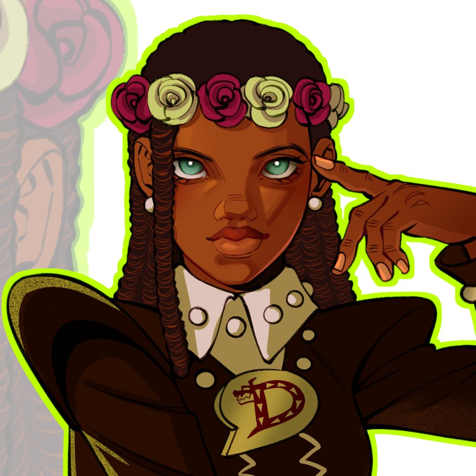 AtalaJoestar's tweet photo. Dragona vs how I draw her 🧡✨
#TheJOJOLands https://t.co/rYNzqgjlm3