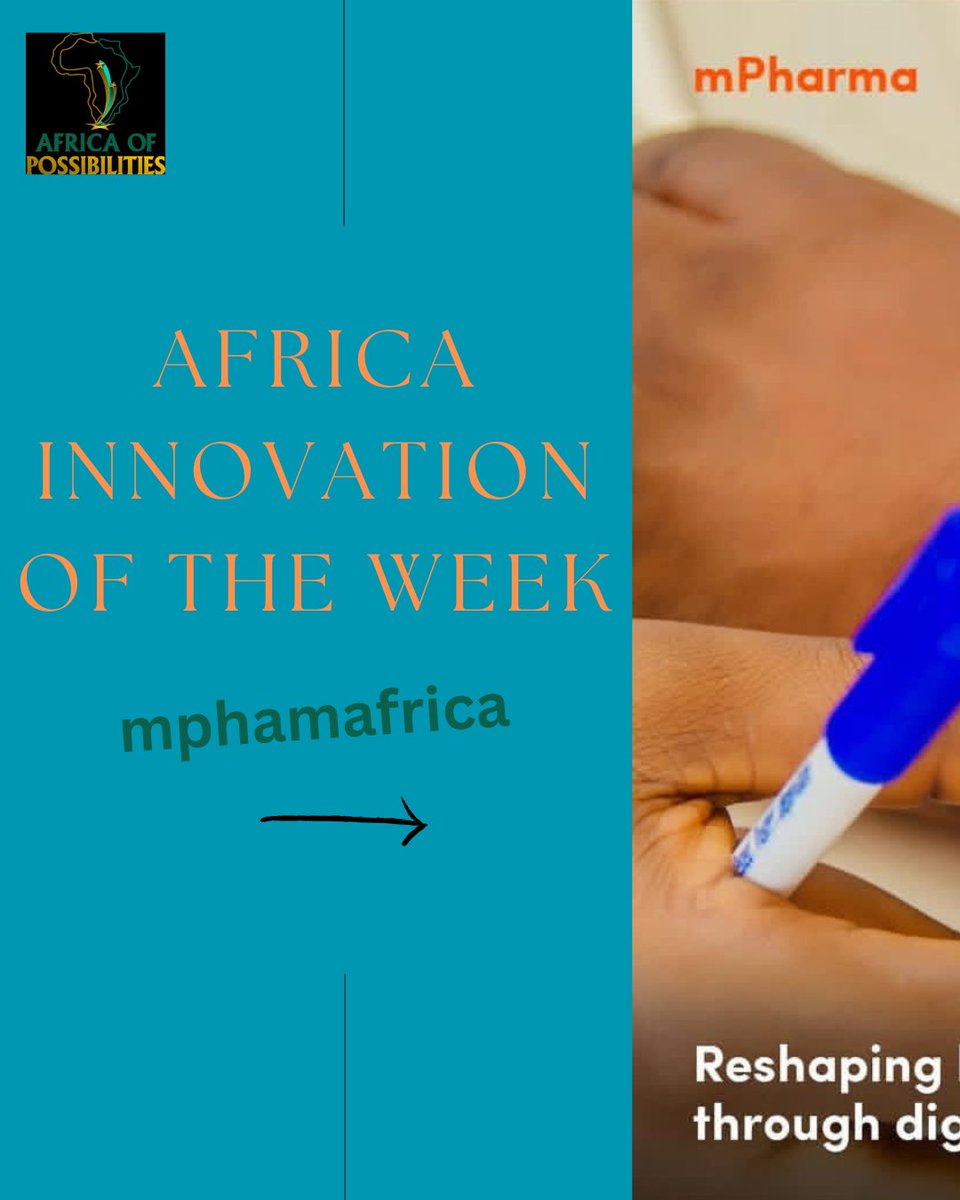 Africapossible's tweet photo. AFRICA INNOVATION OF THE WEEK
💊 Meet mPharma – a Ghanaian startup using AI + smart logistics to make life-saving medicines affordable &amp; accessible across Africa.
From Ghana to Nigeria, they’re fixing healthcare with tech.
#HealthTech #mPharma #Africaofpossibilities #MadeInAfrica https://t.co/POUCHyFesh