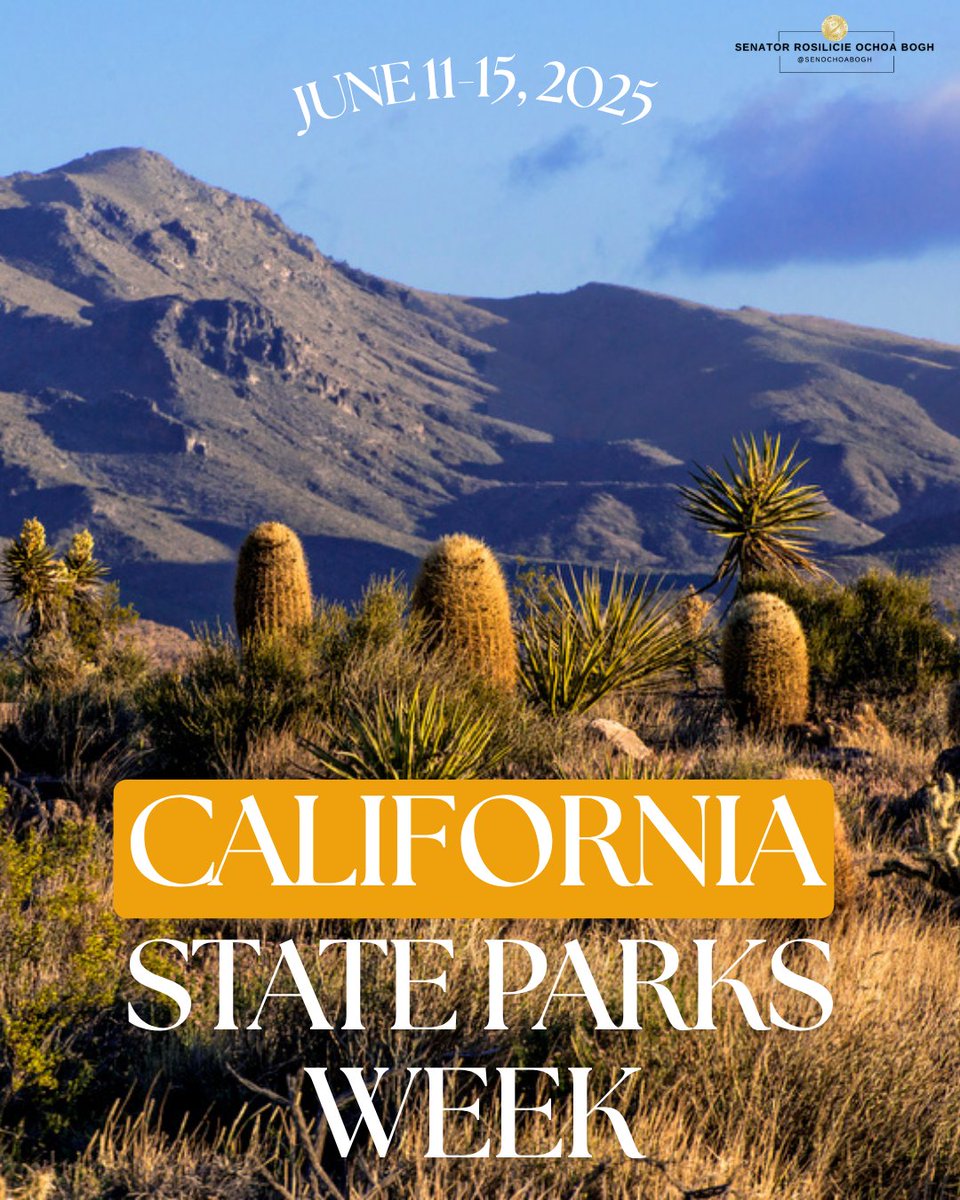 Celebrate California’s natural beauty. From the redwoods to the coast, there’s a park calling your name.
Find a park: parks.ca.gov. #CAStateParks #SD19