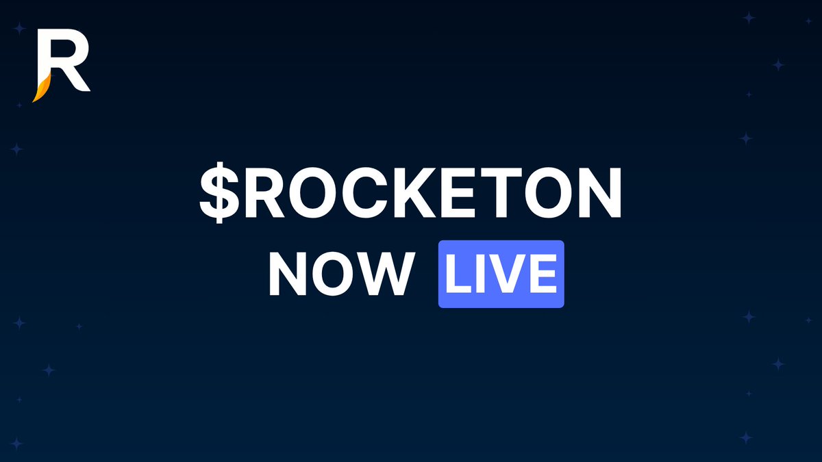 Rocketon_Space's tweet photo. We have successfully launched.
$ROCKETON is now live.
 
Official CA:
DgNYGv8zqqkbvNrFA1cyeJQY84vKDMfKvnG1qVP7bBLV
Official TG:
https://t.co/oLkZdFPp17 https://t.co/YVkx9WRpWv