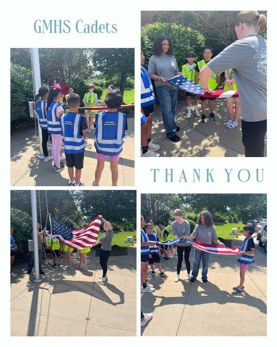 So thankful for our partnership with GMHS ROTC. Training session is complete!!! #flagdetail