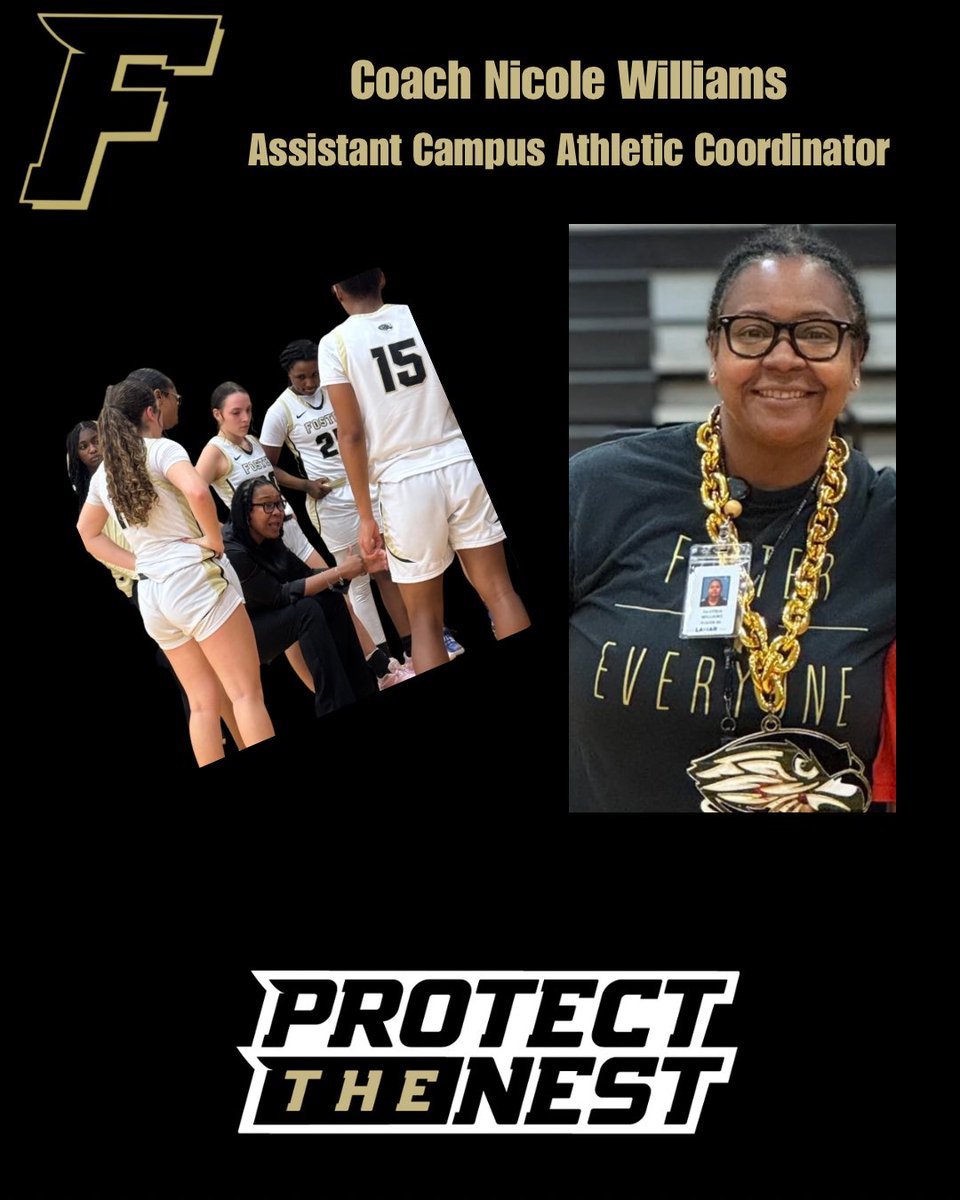 Foster Athletics (@athleticsfoster) on Twitter photo Congratulations Coach Williams on the promotion to Assistant Campus Athletic Coordinator!!!!
Keep Protecting the Nest!!!! <a href="/FosterHSNews/">Foster High School</a> <a href="/FHSABC_TX/">FHSABC</a> <a href="/lcisdathletics/">LCISD ATHLETIC DEPT.</a> Congratulations Coach Williams on the promotion to Assistant Campus Athletic Coordinator!!!!
Keep Protecting the Nest!!!! <a href="/FosterHSNews/">Foster High School</a> <a href="/FHSABC_TX/">FHSABC</a> <a href="/lcisdathletics/">LCISD ATHLETIC DEPT.</a>