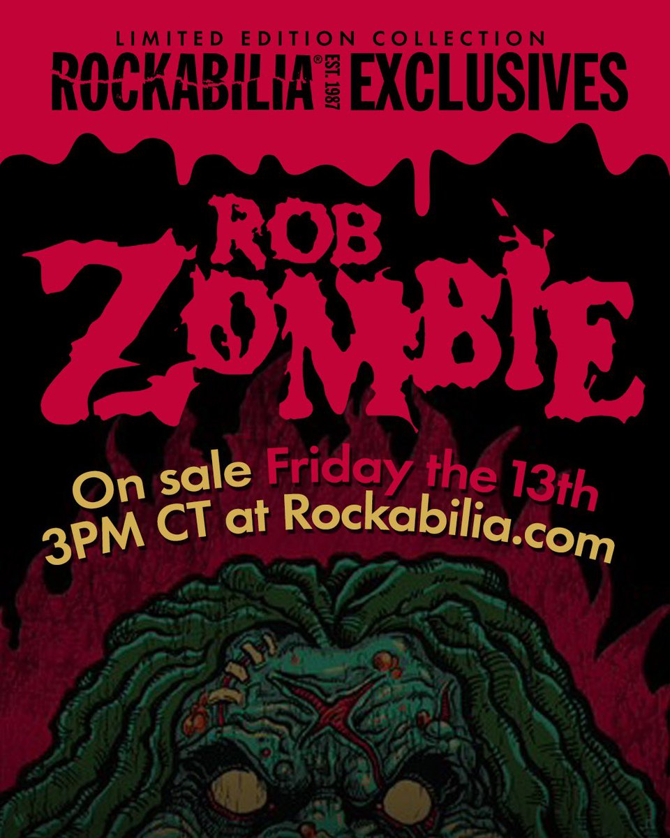 rockabilia's tweet image. Thunder Kiss ‘65 on Friday The 13th…
🔪
@RobZombie #FridayThe13th #RobZombie
🩸