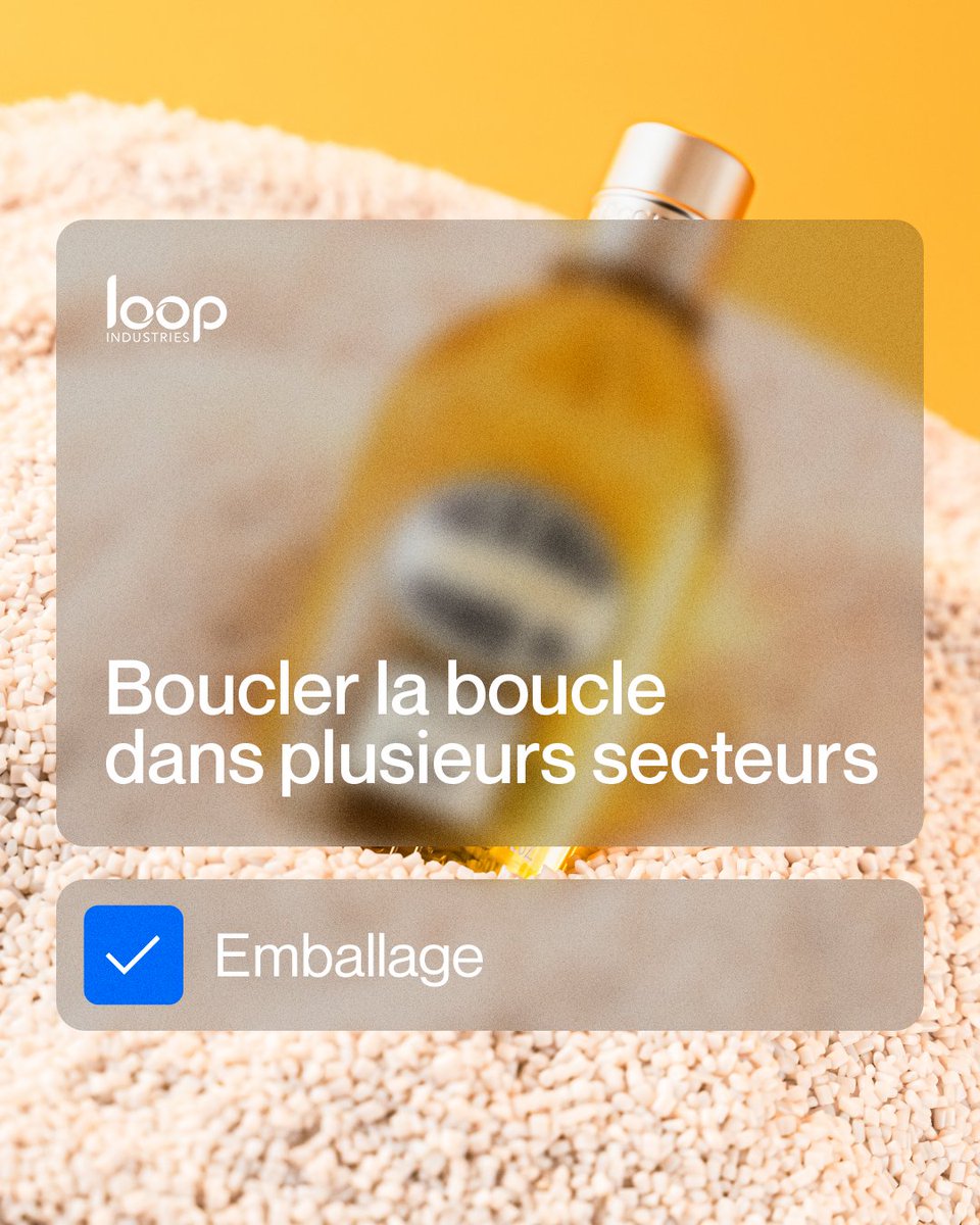 Loop Industries (@loopindustries) on Twitter photo ♻️ Des textiles post-consommation aux emballages plastiques en PET, Loop Industries recycle plusieurs types de matières premières pour produire la résine Loop™ de haute pureté.
Vous voulez savoir comment votre marque peut en bénéficier ? Contactez-nous à info@loopindustries.com ♻️ Des textiles post-consommation aux emballages plastiques en PET, Loop Industries recycle plusieurs types de matières premières pour produire la résine Loop™ de haute pureté.
Vous voulez savoir comment votre marque peut en bénéficier ? Contactez-nous à info@loopindustries.com
