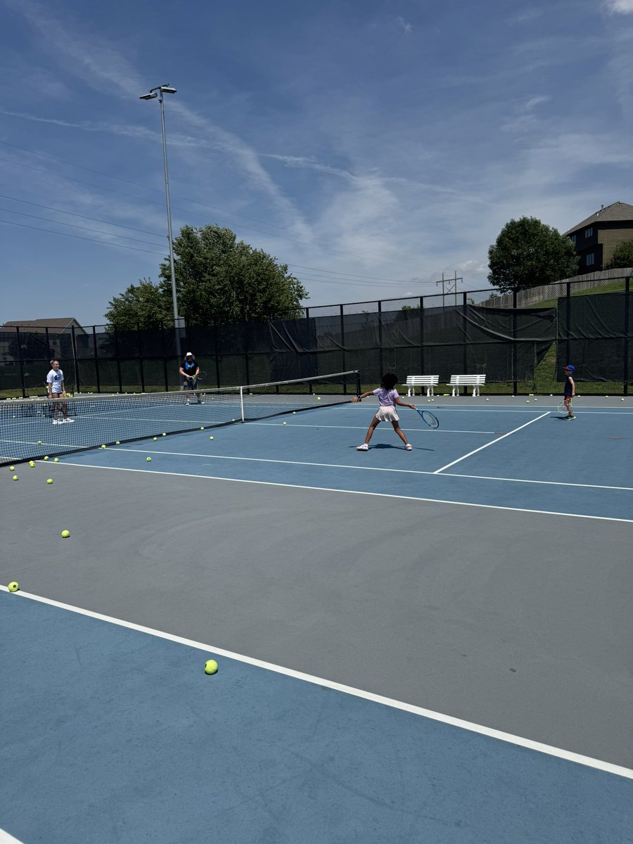 Week 1 of Elkhorn North tennis camp!
#gowolves🐺