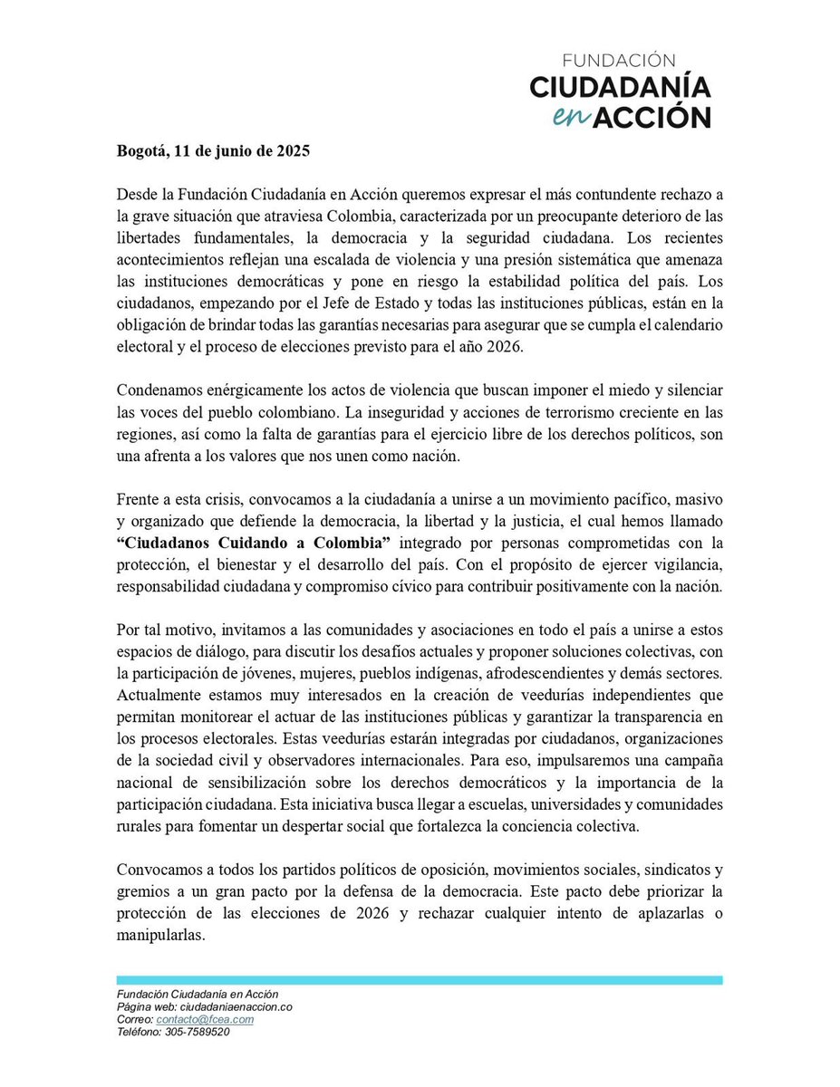 Fundación Ciudadanía en Acción tweet media