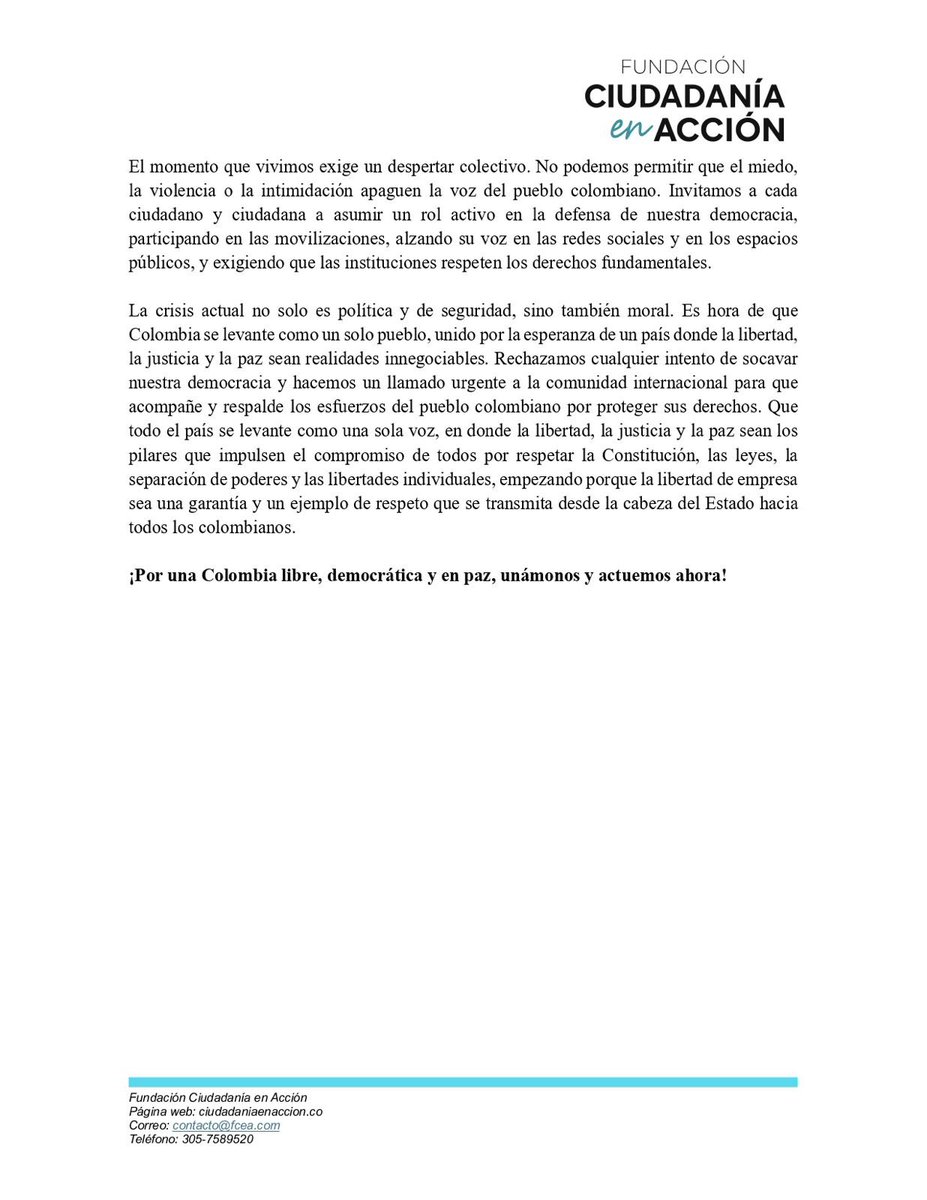 Fundación Ciudadanía en Acción tweet media